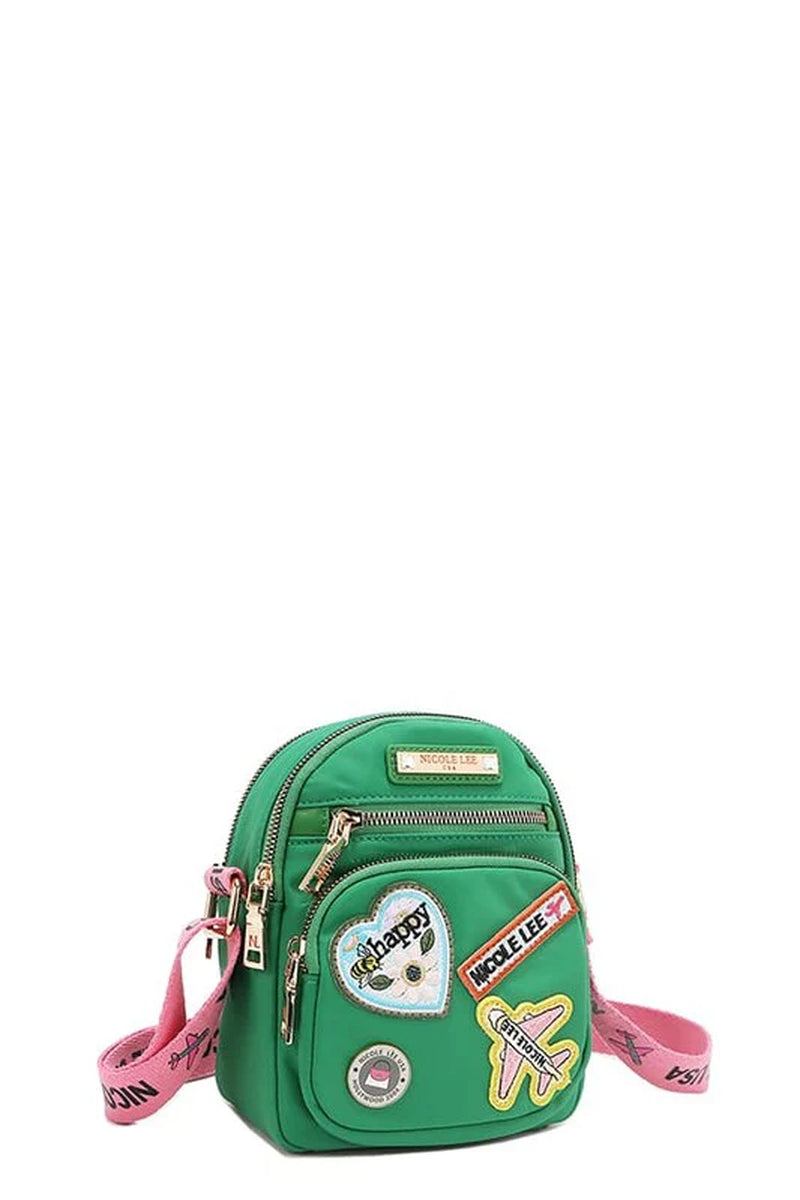 Nicole Lee USA Color Patch Crossbody Bag