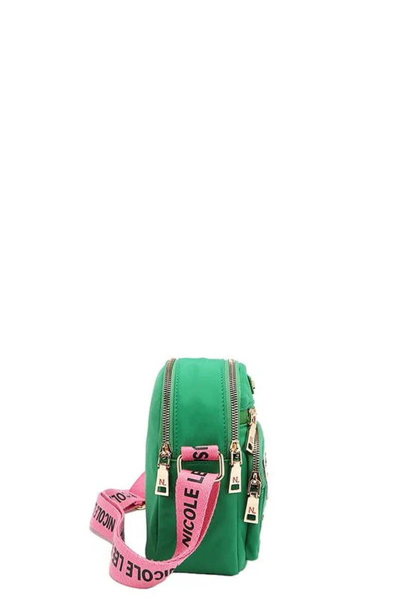 Nicole Lee USA Color Patch Crossbody Bag